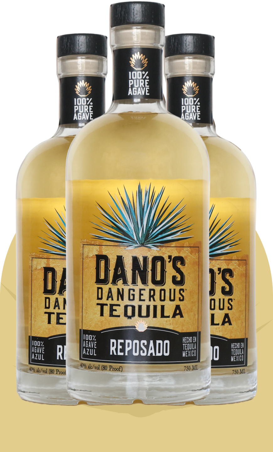 Reposado Tequila 3 bottle offer